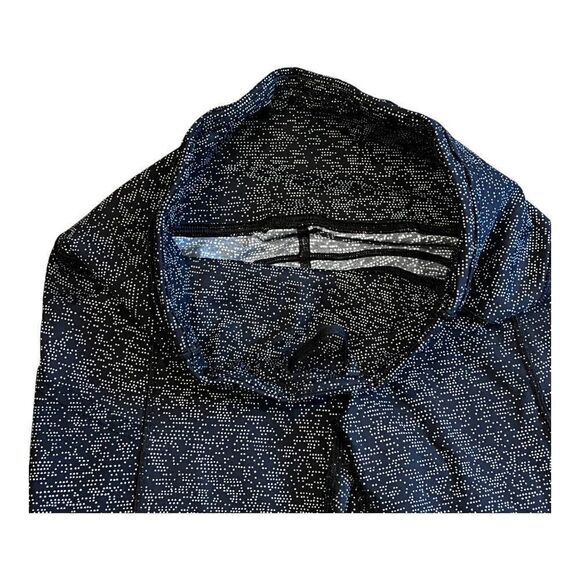 Lululemon Black White Polka Dot Wunder Under High-Rise Crop 21" Size 4 - Picture 4 of 7